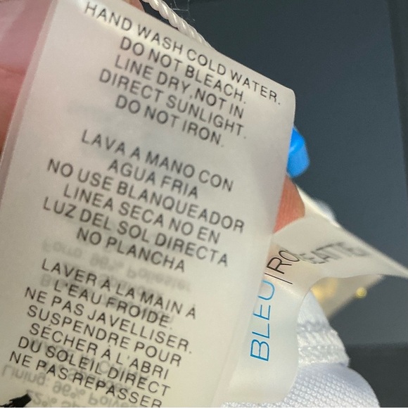 NWT BLEU by Rod Beattie White Side-Tie Bikini Bottom – Size 14 - Picture 5 of 6